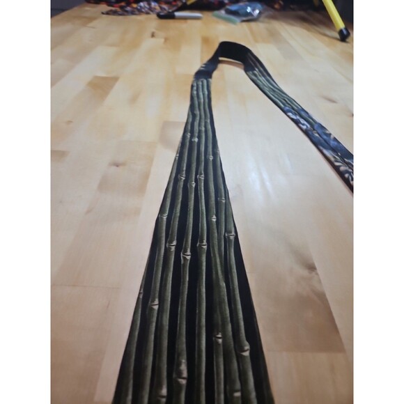 Endangered Species Vintage Panda Bear In Bamboo Tie 100% Silk - Picture 5 of 13